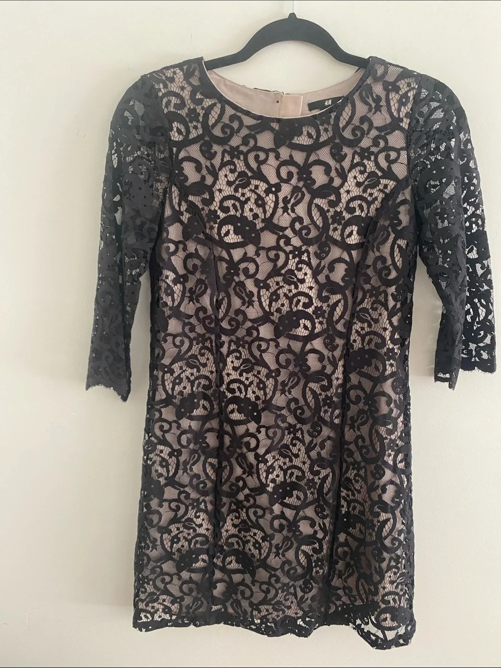 accessories to go with black lace dress Buttoned Empire Waist Lace Dress – Dazzled Bags & Accessories main image 1